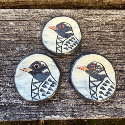 やちむん 焼物 ヤンバルクイナの食卓セット(はし置き3個セット)【1679917】