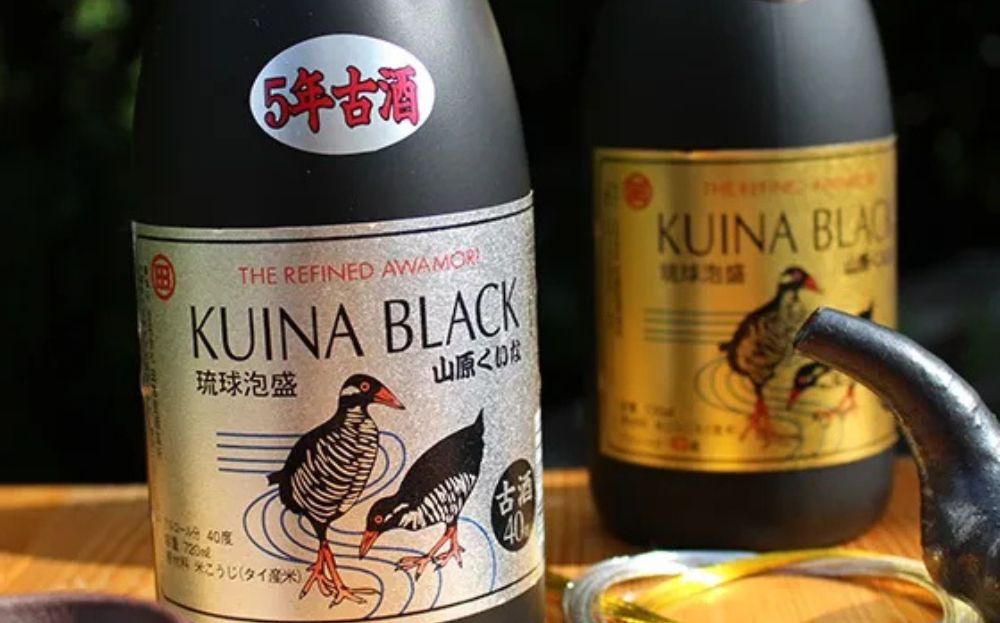 【やんばる酒造】KUINA BLACKシルバー古酒泡盛40度 720ml×1本 (沖縄県共通返礼品/大宜味村)