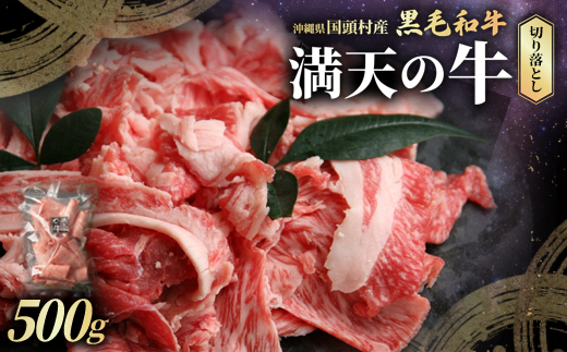 やんばるの自然が育んだ「黒毛和牛 経産牛」切り落とし 500g×1パック【配送不可地域：離島】【1716770】