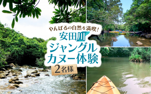 やんばるの自然を満喫!安田川ジャングルカヌー体験チケット2名様【1606644】