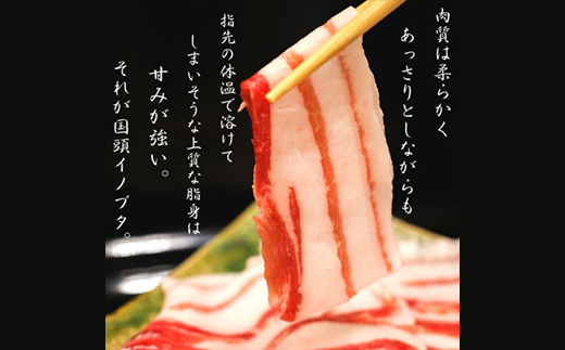 国頭イノブタ バラ(スライス) 500g【配送不可地域：離島】【1580301】