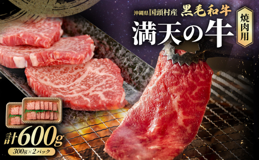 やんばるの自然が育んだ「黒毛和牛 経産牛」焼肉用 合計600g(300g×2パック)【配送不可地域：離島】【1716641】