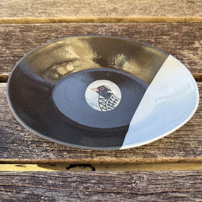 やちむん 焼物 ヤンバルクイナの親子皿セット(オーバル型2枚セット)【1679939】