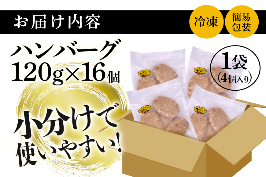 「美ら島あぐーⓇ」美ら島あぐー豚生ハンバーグ　16個（4個入×4P）