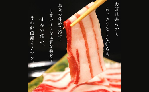 国頭イノブタ バラ(スライス) 1kg【配送不可地域：離島】【1580305】