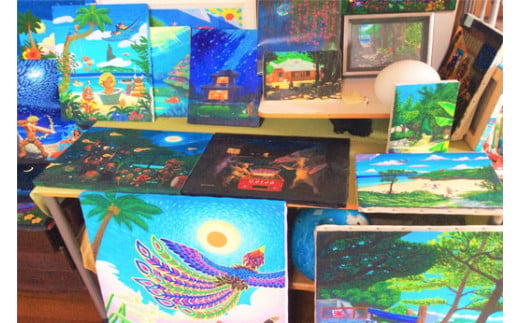 「やんばるの絵描き・運天　肇があなたのために1枚描きます！」