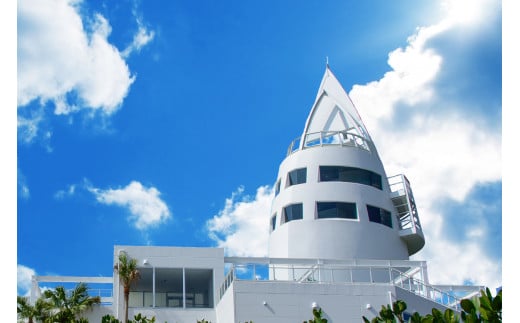 古宇利オーシャンタワーペア入場券+食事券5000円分