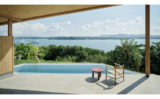 YAWN YARD Kouri Island【１日１組限定】１泊２日ペア宿泊券（夕朝食付き）