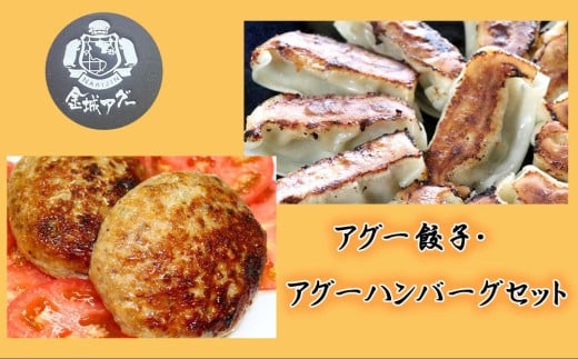 金城ミート　アグー餃子・アグーハンバーグセット