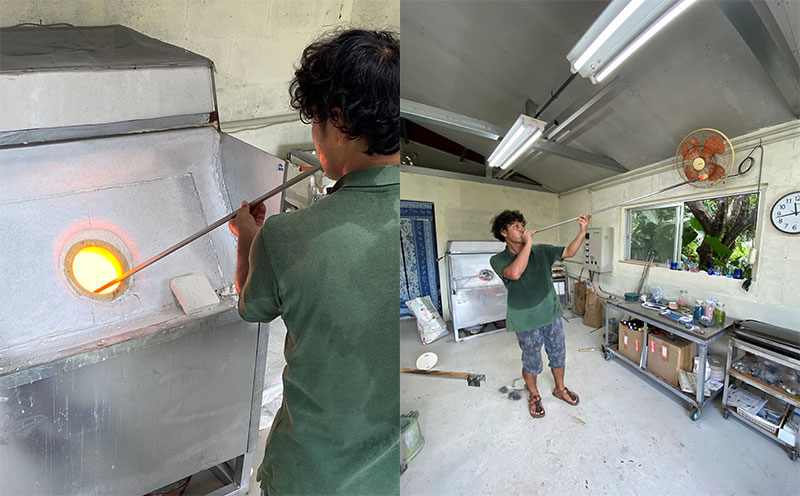 【うみのおと】桜グラス（ピンク・白）2個