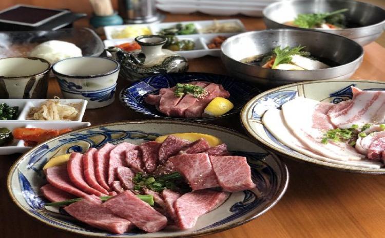 琉球焼肉NAKAMA　県産和牛＆金アグー豚　琉球食べつくしコース　2名様ご利用券