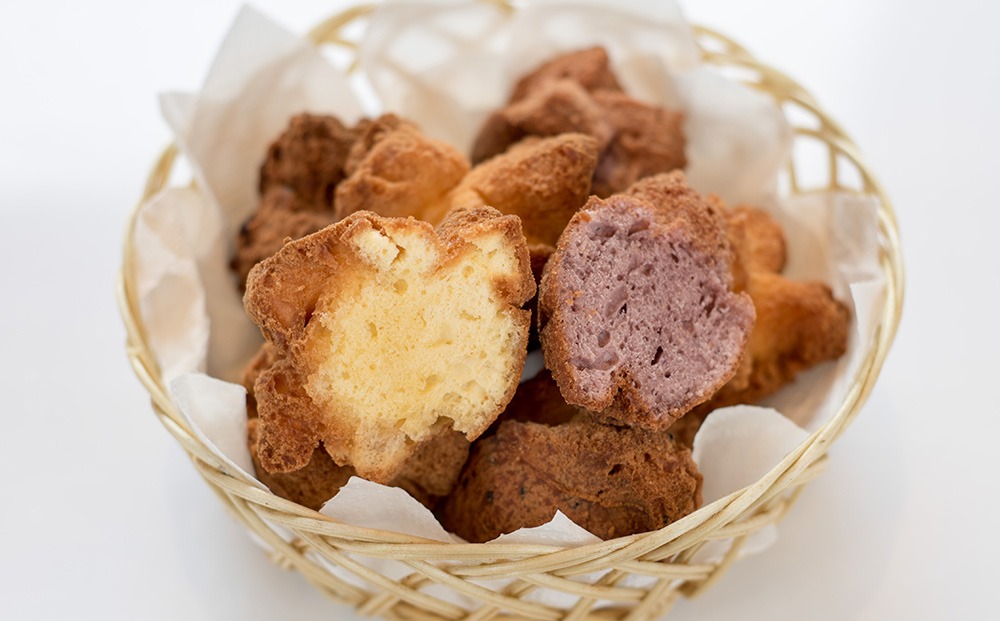 【琉球銘菓 三矢本舗】 三矢サーターアンダギー 8種詰め合わせ(15個×2袋) 