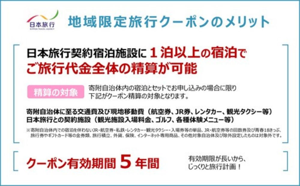 沖縄県恩納村 日本旅行 地域限定旅行クーポン6万円分（Eメール発行） 