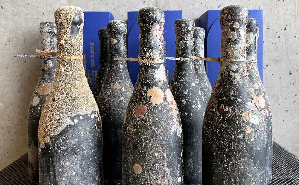海底熟成泡盛 「珊瑚の海」720ml 43度3年古酒 海底2年熟成 