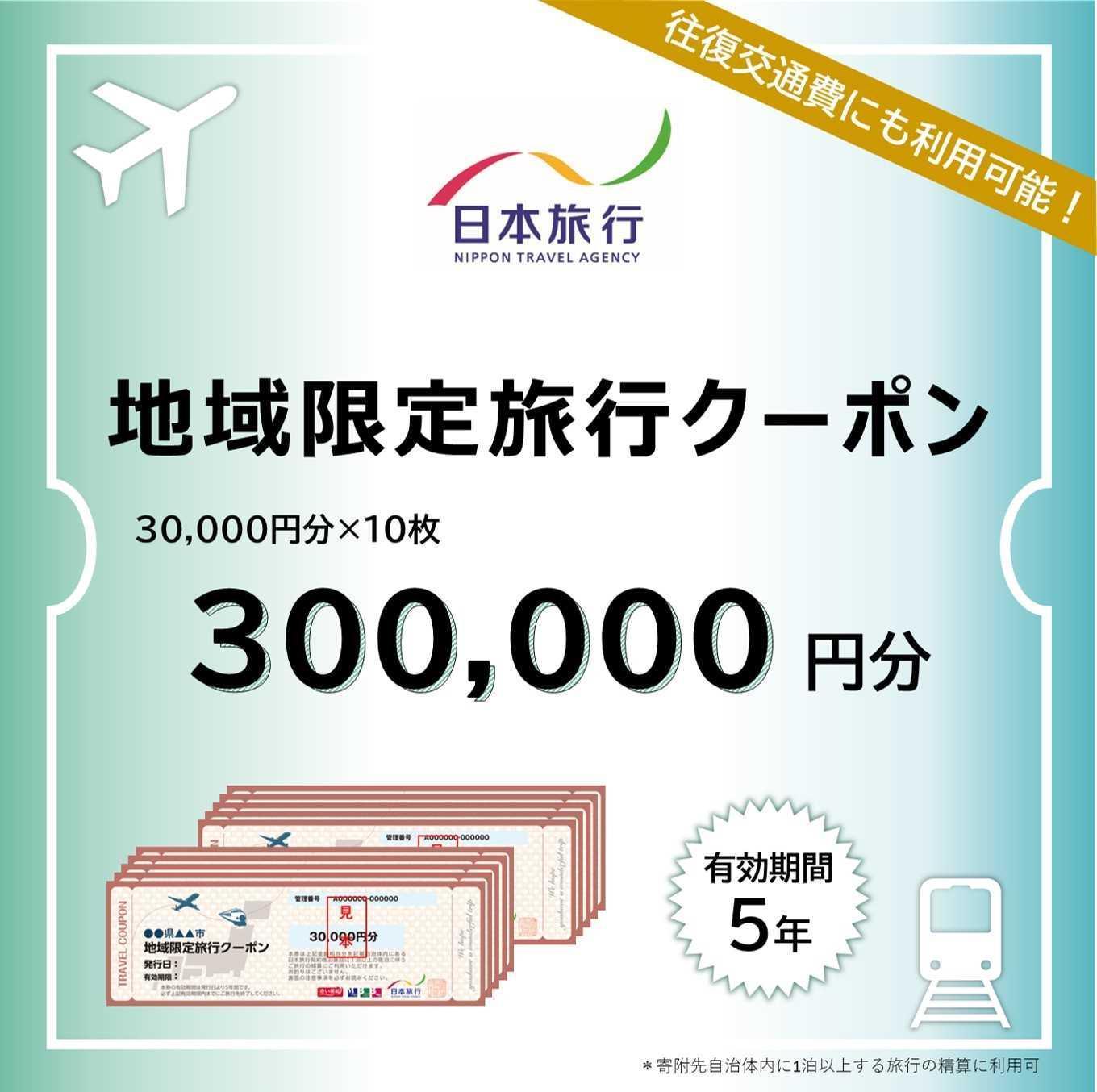 沖縄県恩納村　日本旅行　地域限定旅行クーポン300,000円分