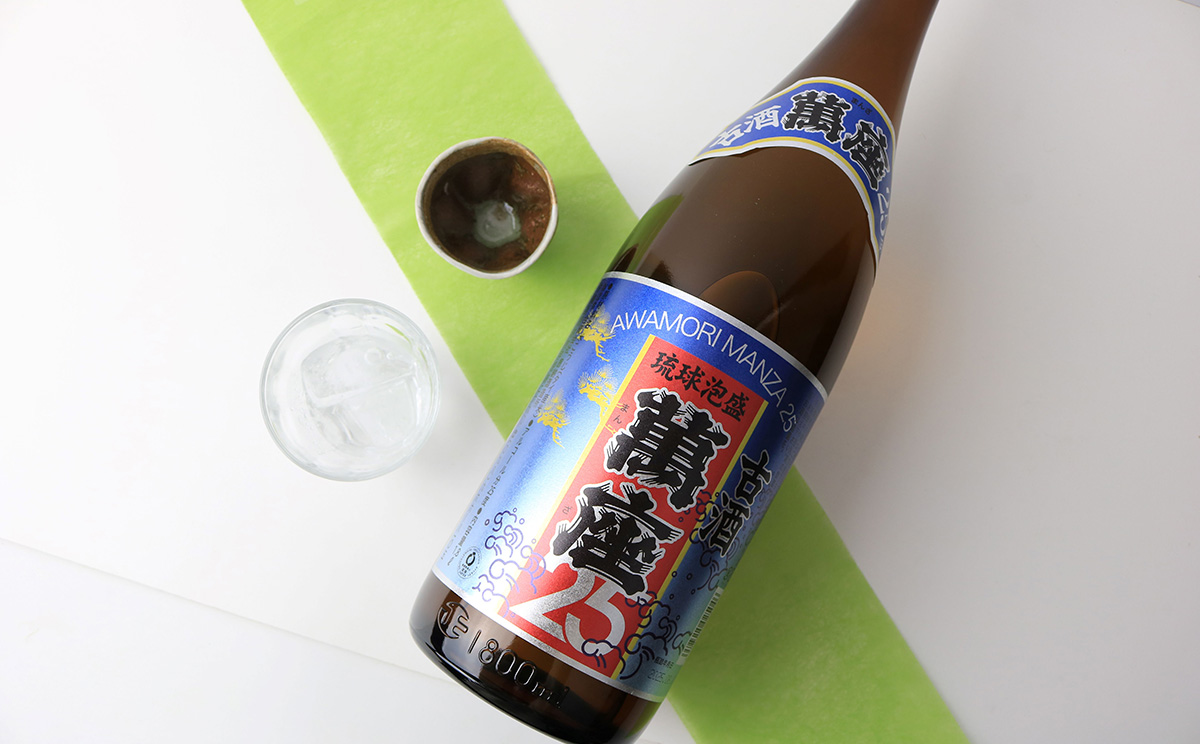 「萬座」古酒25度 一升瓶 1800ml（6本セット） 