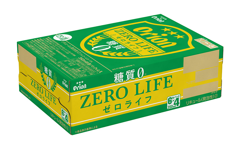 【オリオンビール】糖質ゼロ麦系新ジャンル・オリオンゼロライフ・「350ml×24缶」計8400ml 麦芽3倍 爽快 麦の旨み 飲みごたえ 本格的 味わい しっかり 満足感 美味しい お気に入り 新しくなった おすすめ 沖縄 地元 沖縄県 南国 くつろぎ 人気 産地直送 送料無料