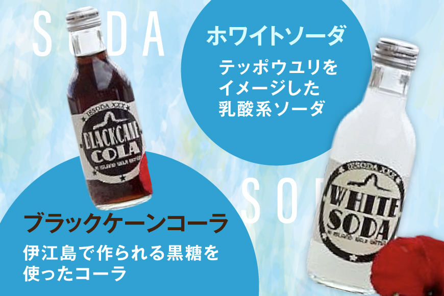 ソーダ 告白飲料 イエソーダ 24本セット [伊江島物産センター 沖縄県 伊江村 ie47bde210012] 炭酸 シュワシュワ 清涼飲料 クラフトソーダ ジュース サイダー