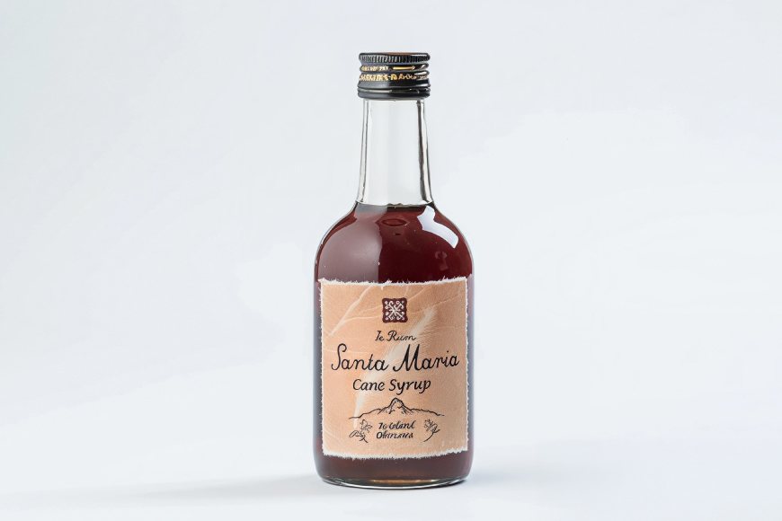 シロップ 瓶 イエラムサンタマリア ケーンシロップ 3本 計870ml [伊江島物産センター 沖縄県 伊江村 ie47bde210042] 瓶 サトウキビ 沖縄 黒糖 国産