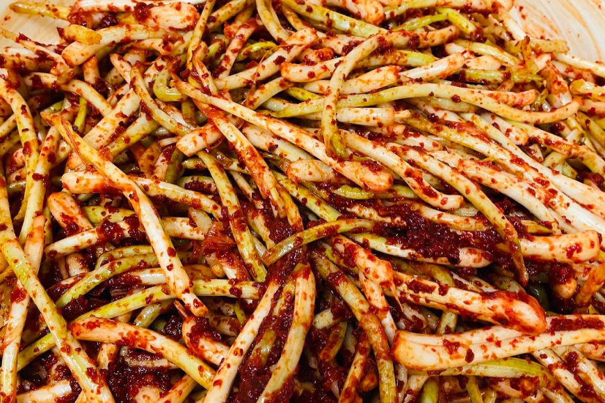 いえじま便 島らっきょうキムチ 100g 6個 [NOGUS 沖縄県 伊江村 ie47bde420000] キムチ 島らっきょう