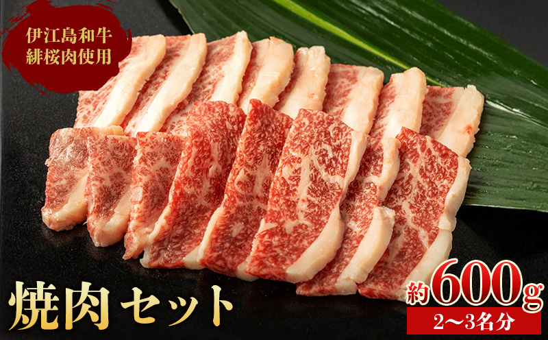 伊江島和牛緋桜肉（ひざくらにく）焼肉セット600g（200gパック×3） ひざくらにく 赤身 脂質 和牛 経産牛 ブランド和牛 サシ 霜降り 肉質等級 評価 美味しい 人気 おすすめ 地元 沖縄県 南国 長期肥育 技術 産地直送 送料無料