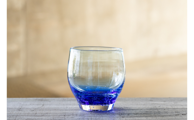 【RYUKYU GLASS WORKS 海風】バドロック＜青＞