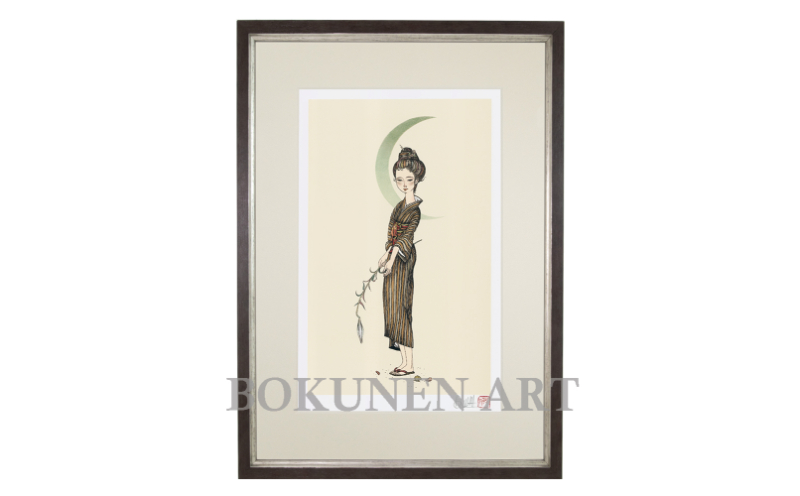 【名嘉睦稔】リトグラフ作品「蕾(チブミ)」