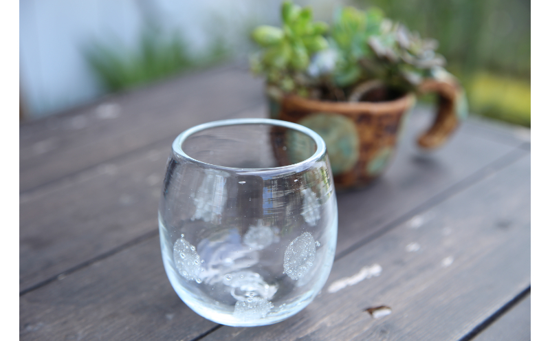 【琉球ガラス工房雫】水玉タルグラス１個