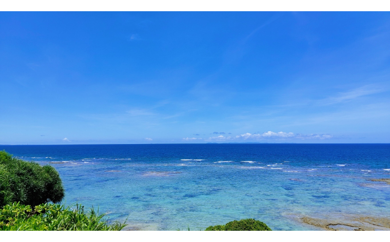 【RYUKYU GLASS WORKS 海風】ロックグラス「海想」