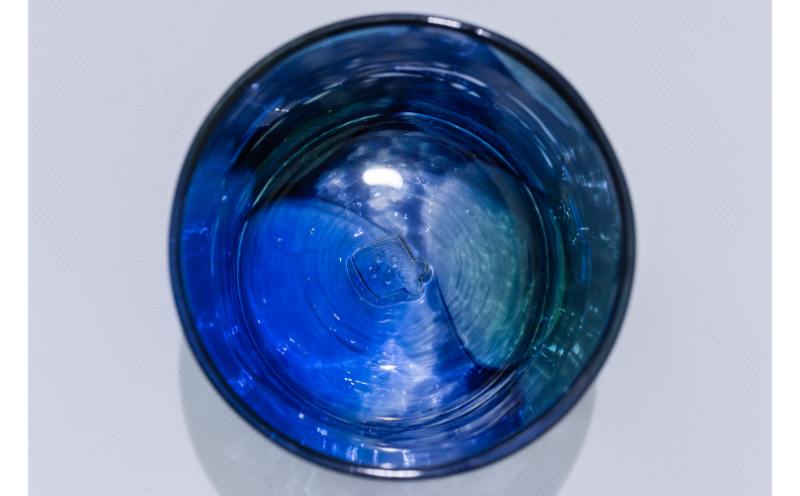 【RYUKYU GLASS WORKS 海風】ステンドロック（BLUE）