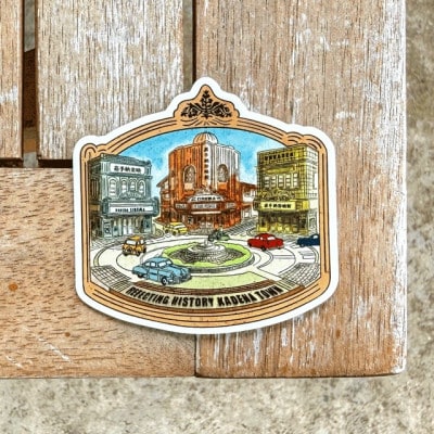 嘉手納町クロニクルステッカー4枚セット(A)【1590810】