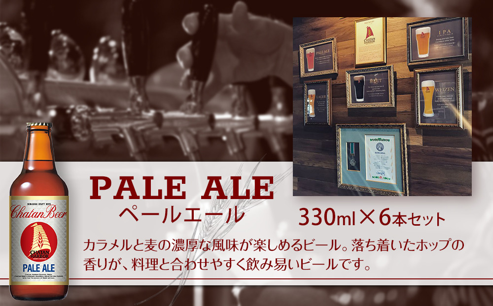 【ふるさと納税】チャタンビール ペールエール6本セット｜地ビール クラフト 限定ビール
