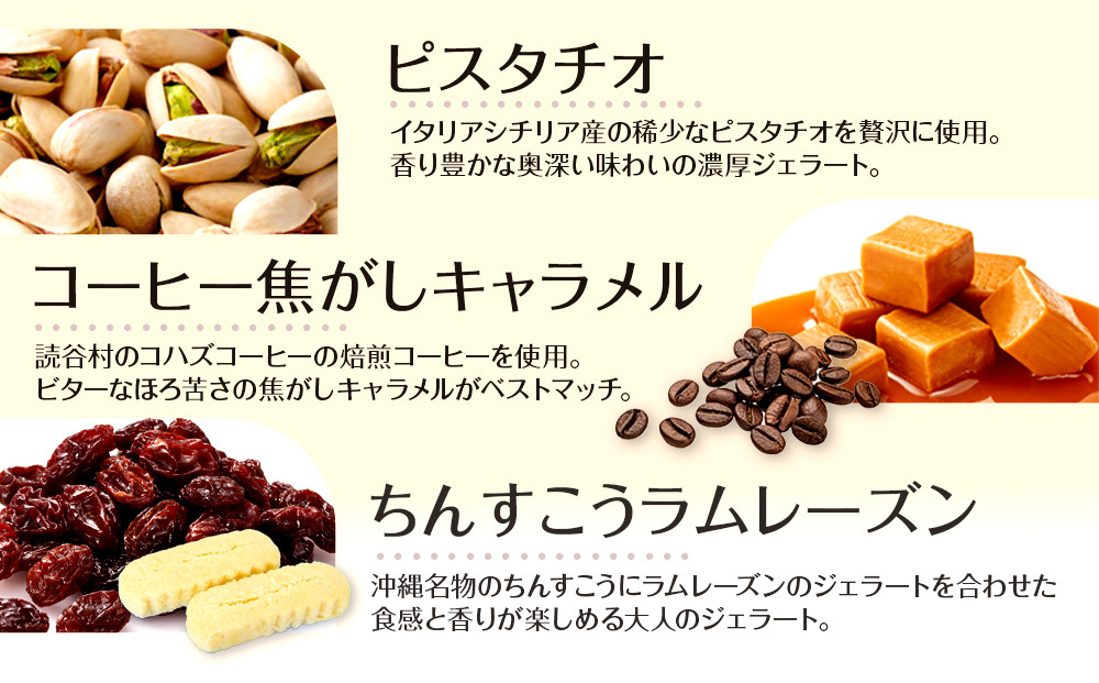 沖縄　こころおどる　ジェラート12個セット