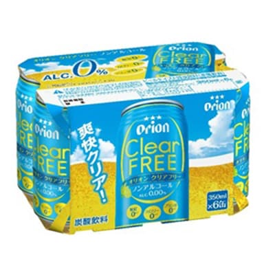 オリオンビール オリオンクリアフリー 350ml×24缶 ビール缶 ノンアルコールビール【1363502】