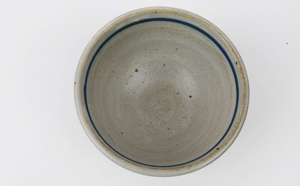 【仁 陶器工房】丸紋 3.5寸マカイ ペア やちむん ヤチムン 陶器 手作り 茶碗 丸 ドット マカイ まかい ご飯 焼物 伝統 工芸 食器 うつわ シンプル 毎日使い 普段使い 沖縄 北中城