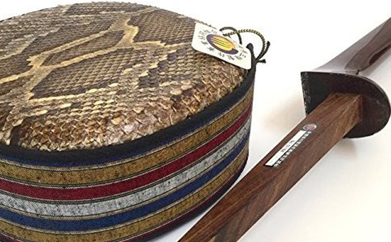 【米須三線店】沖縄三線 紫檀 本張り