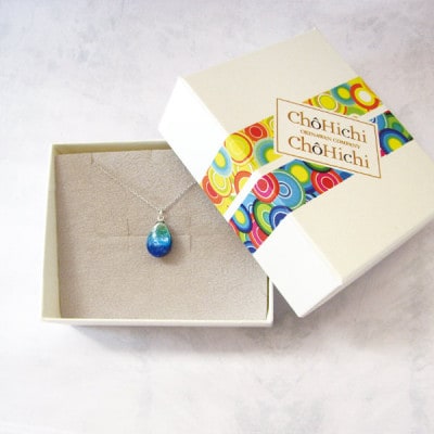 長七屋のケラマブルーネックレス 販売証明書付き シルバー【1359785】