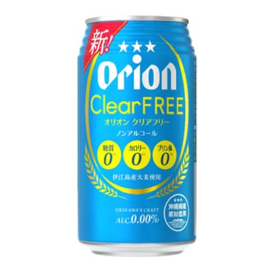 オリオンビール オリオンクリアフリー 350ml×24缶 ビール缶 ノンアルコールビール【1363502】