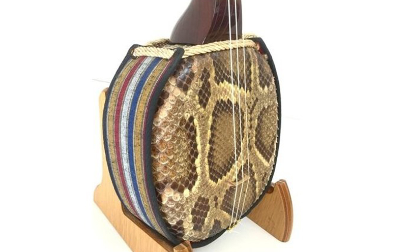 【米須三線店】沖縄三線 紫檀 本張り