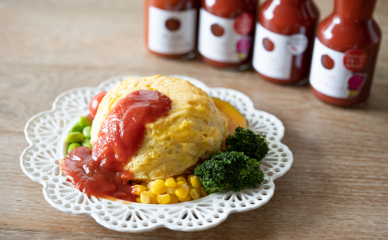 【きたなかそう】県産トマト使用　オリジナルケチャップ2種4本セット