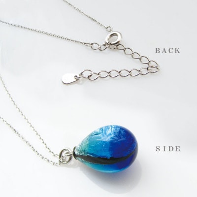 長七屋のケラマブルーネックレス 販売証明書付き シルバー【1359785】