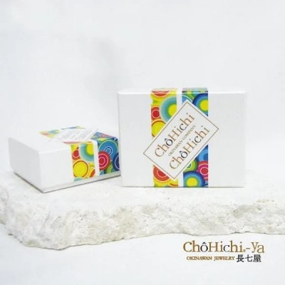 長七屋のケラマブルーピアス　pi12-3　証明書付き　シルバー【配送不可地域：離島・北海道・東北・関東・信越、北陸・東海・近畿・中国・四国・九州】【1725064】