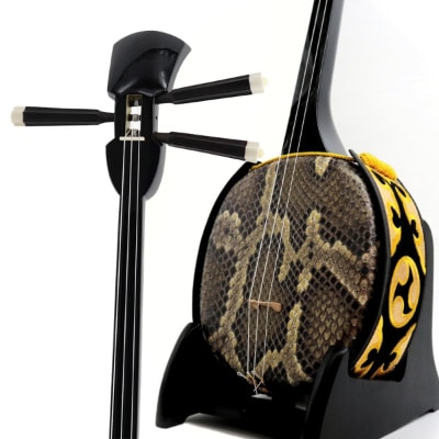 【米須三線店】沖縄三線 初心者用コンプリートセット 本蛇皮『強化二重張り』【1258107】