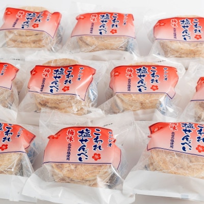 こわれ塩せんべい 梅味(5枚×20袋入り)【1506710】