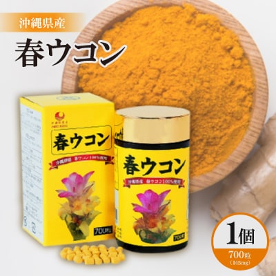 沖縄県産 春ウコン 1個(700粒)【1521395】
