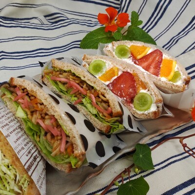 季節のもちもちベーグル6個(3種×2個)&薄切り全粒粉食パンセット(ジャム付)【配送不可地域：離島】【1503566】