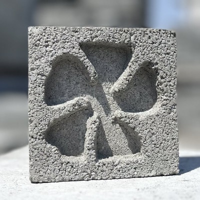 【沖縄伝統工芸】花ブロック ミニ6個セット(約10cm/職人手作り)【1650677】