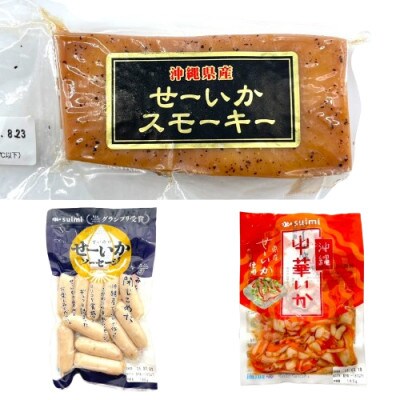 西原町産のせーいかを使った加工品7種セット【配送不可地域：離島】【1564569】