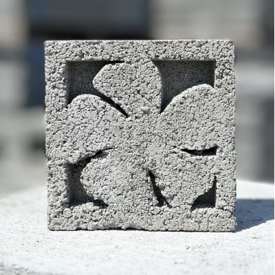 【沖縄伝統工芸】花ブロック ミニ6個セット(約10cm/職人手作り)【1650677】