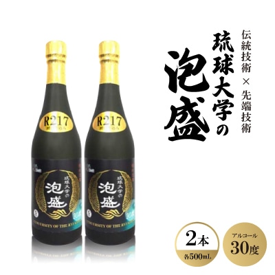 伝統技術×先端技術「琉球大学の泡盛30度 R217」500ml×2本【1500943】